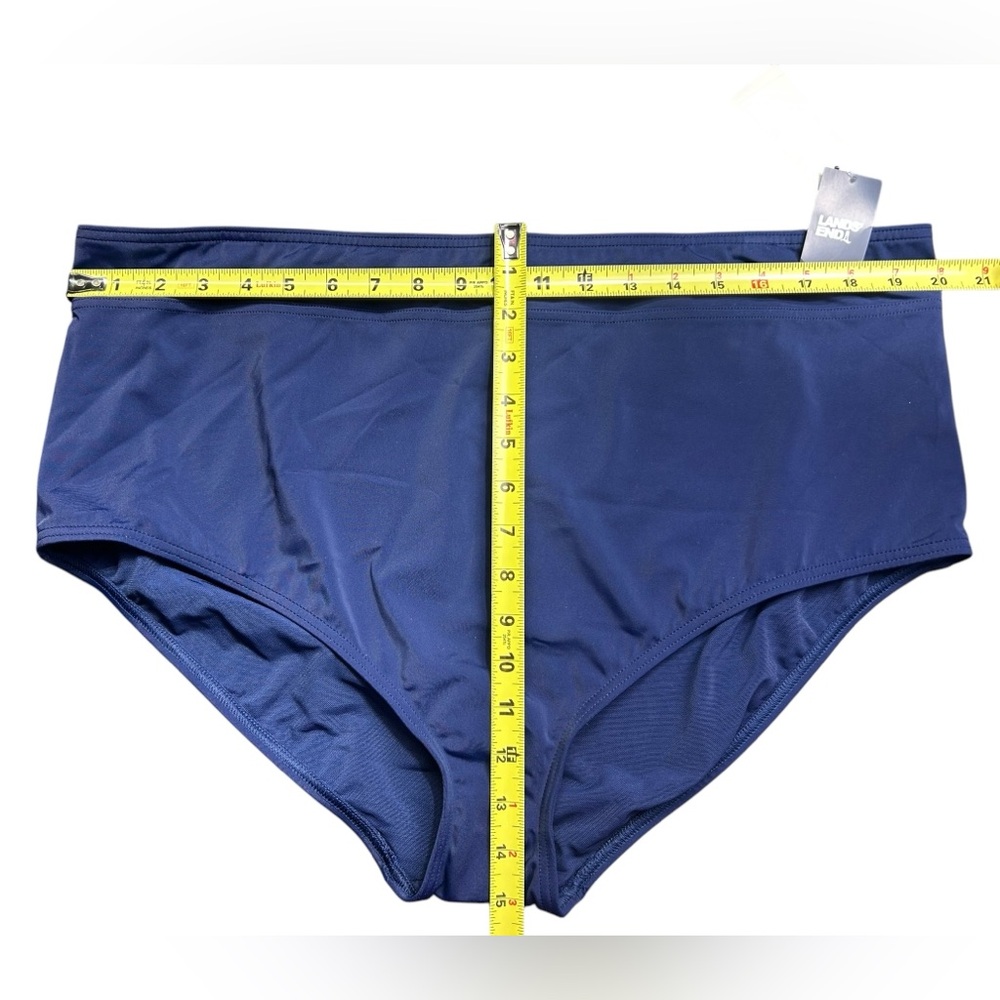 LANDS’ END plus size deep sea navy tummy control full coverage swim bottom NWT - Picture 7 of 7